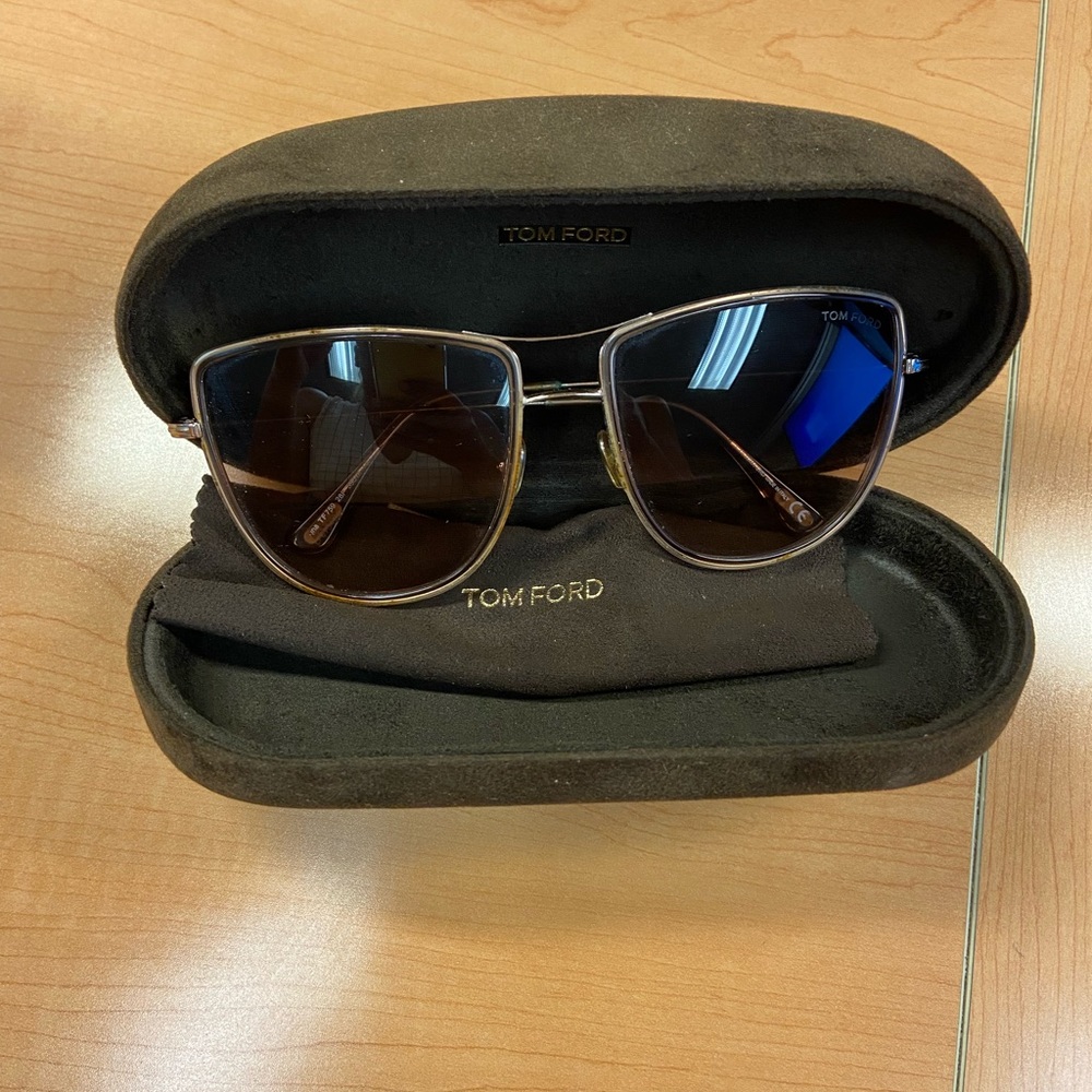 Tom Ford Tina 59 mm Aviator Sunglasses